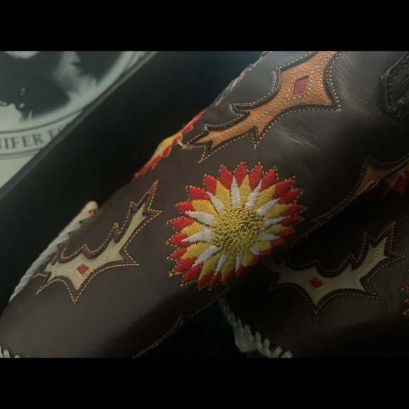 Rare Frye boots crocodile cowboy boots NWT size 7 - Picture 15 of 15